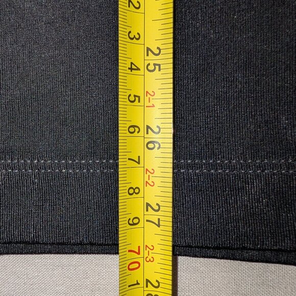 NWT Chico's Black Sing Cold Shoulder Top Womens 2 Short Sleeve Shirt - Picture 8 of 10